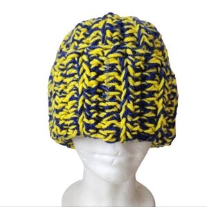 Navy/Yellow Winter Hat